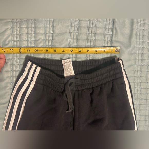 Adidas Kids Black Sweat Pants w/ Drawstring and pockets - size xs - Picture 4 of 10